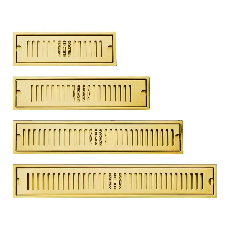 Gold PVD Vertical Slot Drain